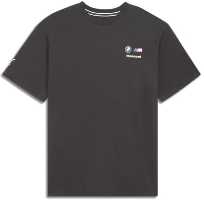 PUMA Herren BMW M Motorsport Essentials Logo T-Shirt, Schwarz Fh24, L