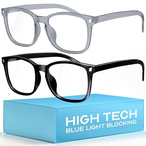 livho High Tech-Blaufilterbrille – Fortschrittliche Computerbrille mit 99% Blaulichtblockierung – Schutz vor Augenermüdung und UV-Blendung