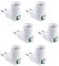 6 Stück E27 Lampenfassung Steckdose mit Schalter 180° Drehung Einstellbar Lampenhalter EU Stecker Steckdosenlampe für Küchenlampe Wandlampe Leuchtmittel LED