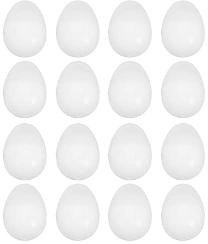 DEARMAMY 16 Stück Kunststoff-Ostereier Befüllbare Ostereier Leere Ostereier Kunststoff-Eier Befüllbare Diy-Ostereier Für Ostern Party Ornamente Diy-Ostereiersuche Supprise-Ei