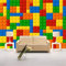 Wohnzimmer 3D Wandbild Tapete Lego Blöcke Kinderzimmer Spielzeugladen Wanddekoration Tapeten Wohnkultur Fototapete 3D Effekt Wohnzimmer Schlafzimmer Kinderzimmer-430cm×300cm