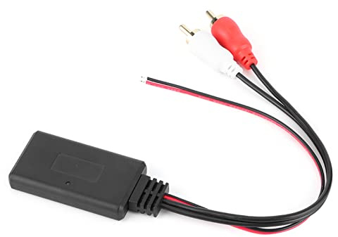 Adaptateur De Câble 2Rca Connecteur D'Autoradio Module D'Adaptateur Voiture Universel sans Fil Musique Audio pour-Adaptateur Bluetooth