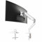 ETHU Single Monitor Arm Gas Spring Stand, Monitor Arm Desk Mount for 17-42 Monitors up to 13 kg,Tool Free Height Adjustable Screen Arm with Tilt Swivel Rotation, VESA 75/100 mm, C-clamp(White)