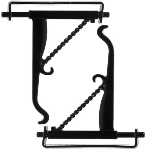 JOINPAYA 2pcs Miniature Dollhouse Hanging Plant Holder: Mini Alloy Frame Hook Micro Planter Lantern Hook Bracket for Dollhouse Craft Decor Accessories