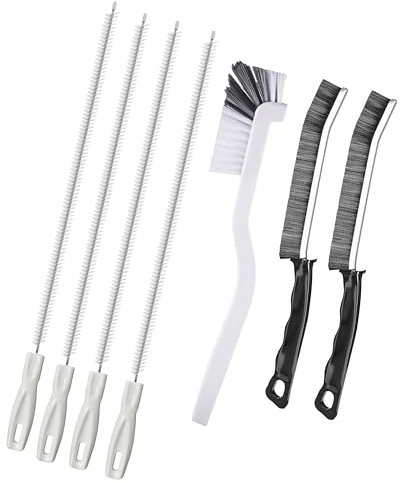 7 Pack Sink Unblocker Tool Cleaning Brush Flexible Sink Unblocker Brushes Drain Snake Plughole Unblocker Drain Hair Remover for Bathroom Kitchen Sink Unblocker and Cleaning
