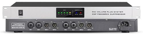 Vituord Rückkopplungsunterdrücker, Rückkopplungsfrequenzschieber Für Mikrofon, Digitaler Audioprozessor Mit Heulschutz, Mit XLR/6,5-Schnittstelle, Für Die Bühne
