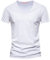Herren Sommer T-Shirt V-Ausschnitt Slim Fit Baumwolle-Anteil Männer T-Shirt V-Neck Hoodie-Sweatshirt Kurzarm T Shirt Herren Weiß V Ausschnitt Tshirt Sport Herren Unterziehshirt Herren V Ausschnitt