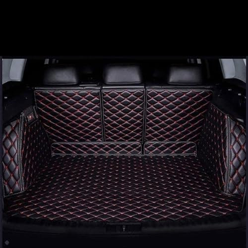 LASEFD Coche Cuero Alfombrillas Maletero para Fiat 500/500C/500E/Abarth 500 2007-2020 2021-2024,Impermeable Antideslizante Alfombra Protectora Bandeja Forro Interior Accesorios,B
