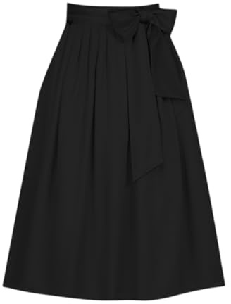 Famzuneu Damen Dirndl Schürze Lang - Midi Dirndlschürzen Trachtenschürze Hochzeit Mittelalter Dirndlschürze Festlich Elegant Bayrische Trachtenmode für Oktoberfest Karneval