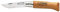 Opinel Taschenmesser Messer Größe 3 carbon Klinge ohne Feststellring, Beech 4 cm, Hartholz Braun