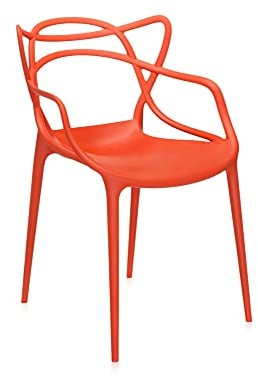 Kartell Masters, Stuhl, Orange Rost, 2er-Satz