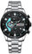 Curren Herren Armbanduhr/Sport-Armbanduhr, Armband aus Edelstahl, wasserdicht, luxuriöses Fashion-Accessoire, Business-/Casual-Look