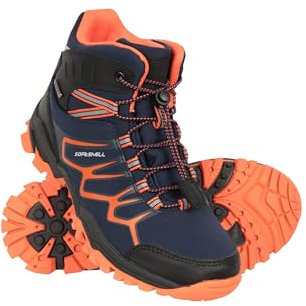 Mountain Warehouse Softshell Kinderstiefel Bequem Schwimmen Surfen Jungen Mädchen Petrol Kinder-Schuhgröße 33 DE