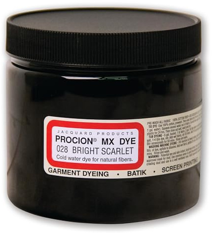 Procion Mx Dye Bright Scarlet 8Oz