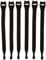 Velcro VEL-EC60388 Fascette regolabili (6) 12 mm x 20 cm, colore nero, 12mm x 20cm-6Pk, Set di 6 Pezzi