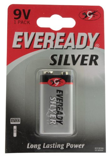 Energizer Pila Transistor 9V Evereary Silver/