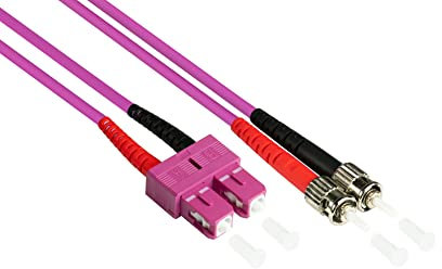 Patchkabel LWL Duplex OM4 (Multimode, 50/125) SC/ST, 2m, Good Connections®