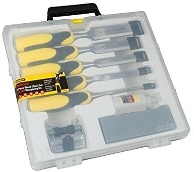 Stanley Tools DynaGrip Chisel + Strike Cap Set of 5 + Access STA516421