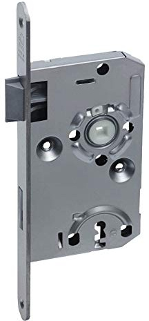 Basi 9220-5511 Einsteck-Zimmertürschloss Silber, Multicolor