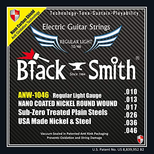 Black Smith 10-46 Coated Jeu de cordes pour Guitare électrique