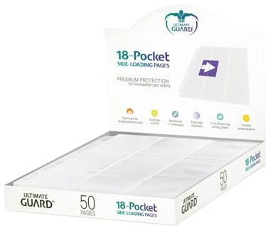 Ultimate Guard 18-Pocket Pages Side-Loading Weiß (50) UGD010483