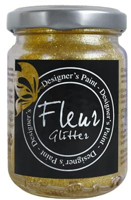 FLEUR DESIGNER'S PAINT | Fleur Glitter In Polvere, 90Gr, Royal Gold