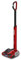 Hoover CV216RB CL-Everyday Cordless Besen, 0,8 Liter, Metallic-Rot/Schwarz