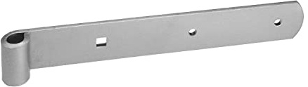 Pollmann®Baubeschläge Ladenband Rolle Ø 12 mm, Länge 600 mm HR, hell verzinkt, 2 Stück