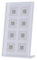 MDT KNX RF+ Funk Glastaster Plus 8-fach mit Aktor, Weiß
