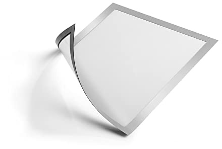 DURABLE DURAFRAME® MAGNETIC information frame, magnetic, for A4, silver, pack of 5.