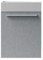 maimai Mobile Bagno Sospeso46x26x63cm, Mobile da Bagno con Cassetto Include Lavabo, Argento, Seria Pisa