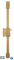 THIRARD - Serrure bronze CR TRANSIT 2 à tirage 75 x 130 mm gauche 4 clà©s