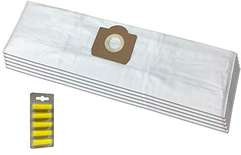 MohMus 5 Staubsaugerbeutel + 5 Duftstäbchen Für ROWENTA: 19 Liter Volumen, Foma W40, ROWENTA: RU11, Fakir (Nilco): WS 50, WS50, ROWENTA: RB 720, RB720