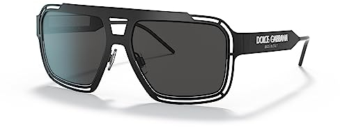 Dolce & Gabbana Sonnenbrillen LOGO DG 2270 Matte Black/Grey 57/17/140 Herren