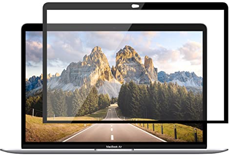 ANTOGOO V Displayschutzfolie aus gehärtetem Glas, kompatibel mit MacBook Pro 13 Zoll (2016–2022, M1, M2) / MacBook Air 13 Zoll (2018–2020, M1), Härtegrad 9H, keine Blasen und Linie, klar, einfach zu