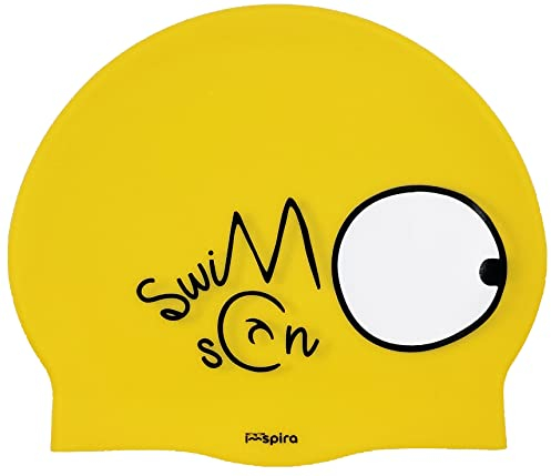 Cuffia in silicone SWIMSON | Cuffia da Nuoto | Cuffia da Piscina | Grande Comfort e Aderenza | Arte e Nuoto