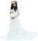 NVNV Sexy Robe Grossesse Photographie Maxi Robe Maternité Shooting avec Culotte pour Femme Enceinte Mariage Cérémonie Photo Shoot Accessoirs