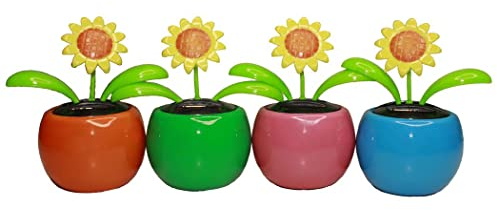 HAAC Solar Wackelblume Blume Motiv Sonnenblume gelb