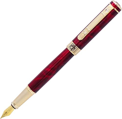 KIANSLA Füller Picasso 902 Gentleman Collection Füllfederhalter, mittlere Feder, eleganter Geschenkstift for Schreiben for das charakteristische Bürogeschäft