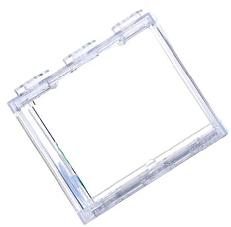 Aquarium Tank, Dropproof Portable Small Betta Aquarium Exquisite Transparent für Schildkrötenfische (Gewöhnliches Transparent)