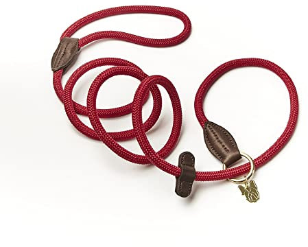 Shires Digby & Fox Fine Rope Slip Lead Pink