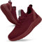 Feethit Damen Laufschuhe Turnschuhe Sportschuhe Sneaker Leichtgewichts Atmungsaktiv Walkingschuhe Outdoor Fitness Jogging Sportsschuhe 42 Weinrot