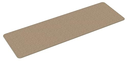 vidaXL Teppichläufer, Teppich in Sisal Optik, Bodenteppich für Wohnzimmer Esszimmer Küche Flur, Läufer Bodenmatte Flurteppich, Sandfarben