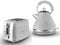 Tower Ash Grey 1.7L 3KW Pyramid Kettle & 2 Slice Toaster. Contemporary Matching Kettle & Toaster Set in Grey