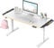 ULTRADESK - Pulsar Kinderschreibtisch Höhenverstellbar - Höhenverstellbarer Schreibtisch - 136x60x55-81cm - Computertisch für 2 Monitore - für Kinderzimmer, Jugendzimmer - Weiß, mit LED