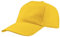Mr. Gadgets Cappello Unisex con Visiera - Regolabile 100% Cotone - Padel Baseball Tennis Sport e Tempo Libero (Giallo)