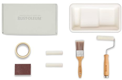Rust-Oleum Ready to Roll - Eco Paint Kit (Small) - Bathroom Wood & Cabinet Satin Delicate Greys