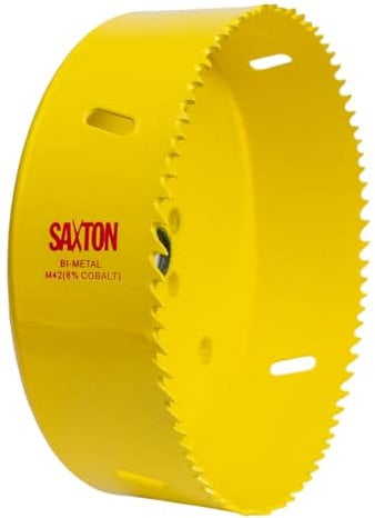 Saxton HSS Hole Saw Cutter M42 Bi-Metal 8% Cobalt Heavy Duty (14mm – 230mm) (127mm)
