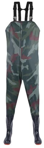 Pantaloni da uomo impermeabili con stivali, impermeabili, in neoprene, da pesca, impermeabili, lunghi, per attività all'aria aperta, traspiranti, antivento, da lavoro, Ag., 43