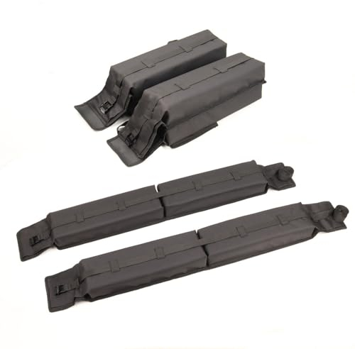 DachträGer für Dacia Dokker Duster Jogger Extreme Logan MCV Nova Supernova 2000-2024, Gepäcktransport Reisen Camping Crossbar Roof Racks Faltbarer Gepäckschutz-Softrack Schnellmontage Dachträger